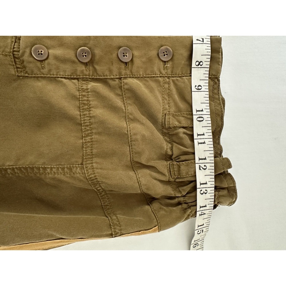 Free People Brown Paper Bag High Waist Tencel Jogger Side Stripe Women Size S - Picture 9 of 11
